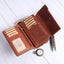 Cow Burry genuine leather wallet for women XXL size