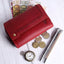 Cow Burry genuine leather wallet for women XXL size