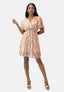 Elara Damen Midi Freizeitkleid
