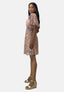 Elara Damen Midi Freizeitkleid