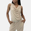 Elara Damen Jumpsuit mit Gürtel