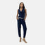 Elara women's jumpsuit with belt