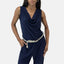 Elara Damen Jumpsuit mit Gürtel