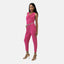 Elara Damen Jumpsuit mit Gürtel
