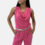 Elara Damen Jumpsuit mit Gürtel
