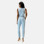 Elara Damen Jumpsuit mit Gürtel