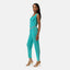 Elara Damen Jumpsuit mit Gürtel
