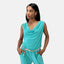 Elara Damen Jumpsuit mit Gürtel