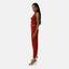 Elara Damen Jumpsuit mit Gürtel