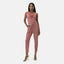 Elara Damen Jumpsuit mit Gürtel