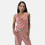 Elara Damen Jumpsuit mit Gürtel