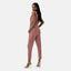 Elara Damen Jumpsuit mit Gürtel