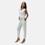 Elara Damen Jumpsuit mit Gürtel
