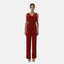 Elara women's jumpsuit V-cut