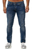 Elara Herren Jeans Slim Fit Hose Denim Stretch