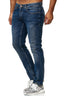 Elara Herren Jeans Slim Fit Hose Denim Stretch