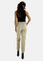 Elara women's cargo faux leather pants