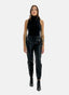 Elara women's cargo faux leather pants