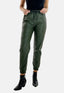 Elara women's cargo faux leather pants