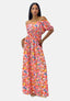 Elara Damen Maxikleid