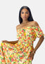 Elara Damen Maxikleid