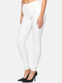 Faux leather trousers