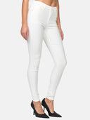 Faux leather trousers