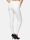 Faux leather trousers