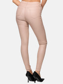 Faux leather trousers