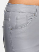 Faux leather trousers