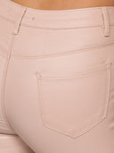 Faux leather trousers