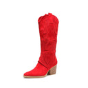 Damen Stiefel Cowboy Stiefel