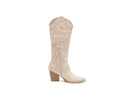 Damen Stiefel Cowboy Stiefel