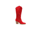 Damen Stiefel Cowboy Stiefel