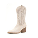 Damen Stiefel Cowboy Stiefel