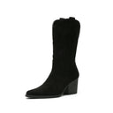 Damen Stiefel Cowboy Stiefel