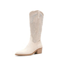 Damen Stiefel Cowboy Stiefel