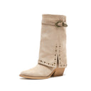 Damen Stiefel Westernstiefel
