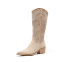 Damen Stiefel Cowboy Stiefel