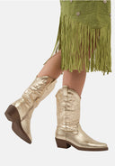 Damen Stiefel Cowboy-Stiefel