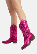 Damen Stiefel Cowboy-Stiefel