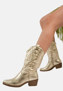 Damen Stiefel Cowboy-Stiefel