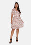 Elara Damen Sommerblumenkleid