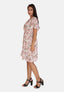 Elara Damen Sommerblumenkleid