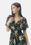 Elara Damen Sommerblumenkleid
