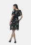 Elara Damen Sommerblumenkleid