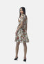 Elara Damen Sommerblumenkleid