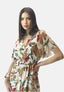 Elara Damen Sommerblumenkleid