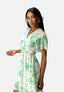 Elara Damen Sommerblumenkleid