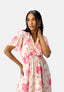 Elara Damen Sommerblumenkleid